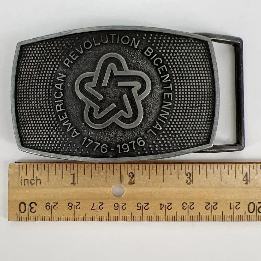 70s American Revolution Bicentennial 1776 - 1976 belt buckle 1970s vintage